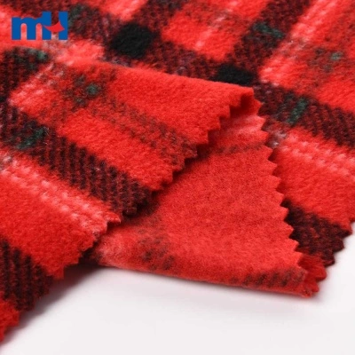 Printed Polar Fleece Fabric Double-Brushed 100D/144F 180GSM