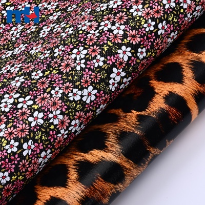 PVC Transfer Print Luggage Leather