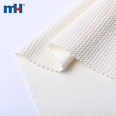 Polyester Spandex Bubble Knit Interlock Fabric