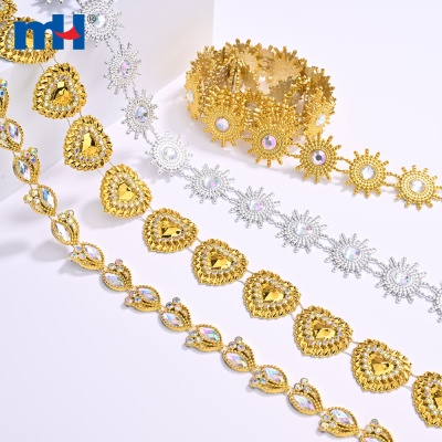 27mm AB Plastic Rhinestone Chain