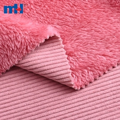 Corduroy Polar Fleece Bonded Compound Fabric