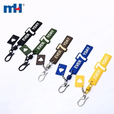 Poker Card Charm Strap Keychain