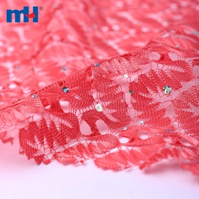 Warp Knitted Tricot Lace Fabric