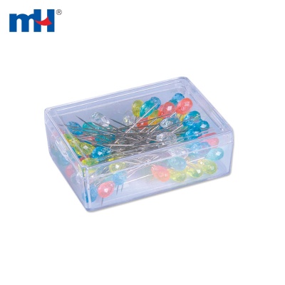 13*70mm Diamond Crystal Head Sewing Pins 80pcs