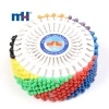 30pcs Multicolor Hijab Pins Plastic Head Scarf Pins Wheel For Tailor  Sewing, Water Drop
