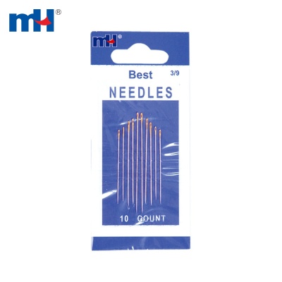 10 Count Gold-eye Sharp Sewing Needle Kit