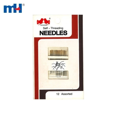 12 Assorted Self-threading Sewing Needles