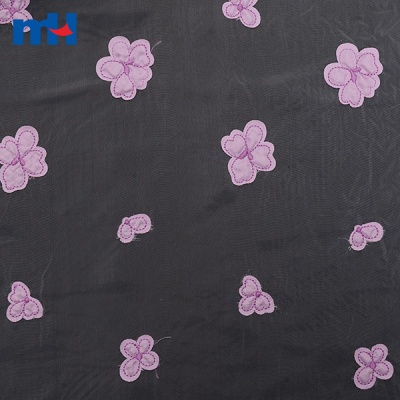 Embroidered Organza Lace Fabric