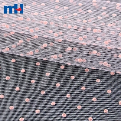 Flocking Nylon Mesh Fabric