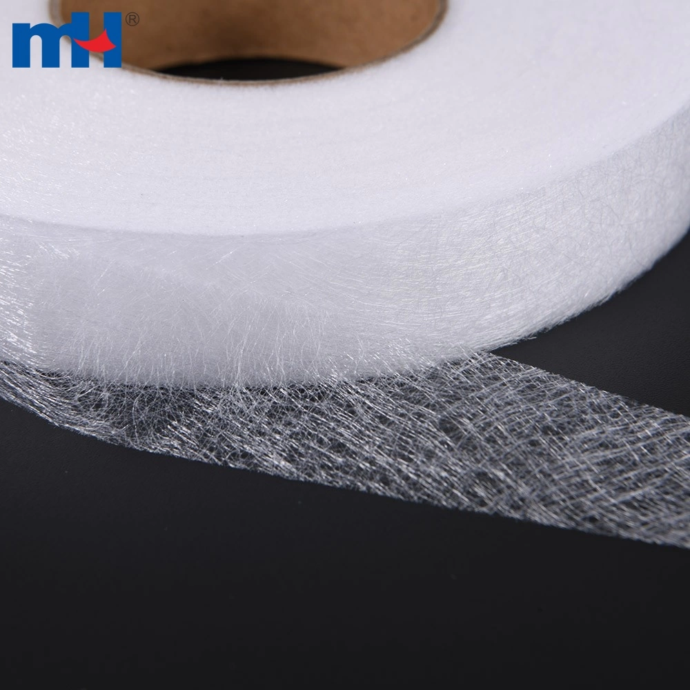 White Double Sided Sewing Accessory Adhesive Tape Cloth Apparel Fusible  Interlining Fabric Tape