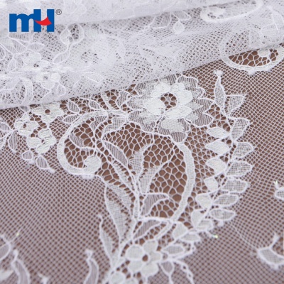 White Eyelash Nylon Lace