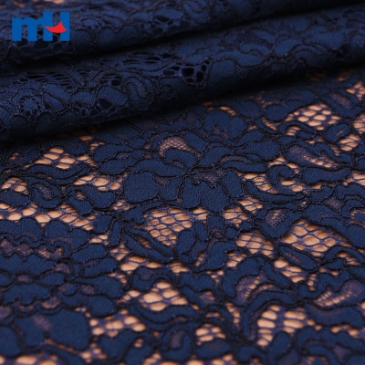 Dark Navy Stretch Lace