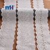 White Embroidered Eyelet Lace