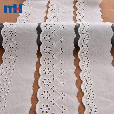 White Eyelet Lace Trim