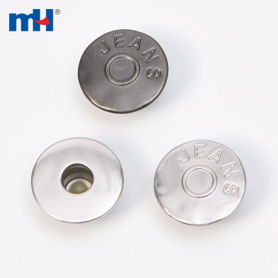 Zinc alloy jeans button