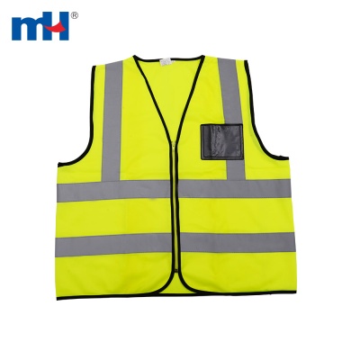 High Visibility Yellow Safety Workwear Vest
