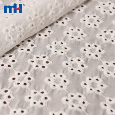 75D Chiffon Eyelet Fabric