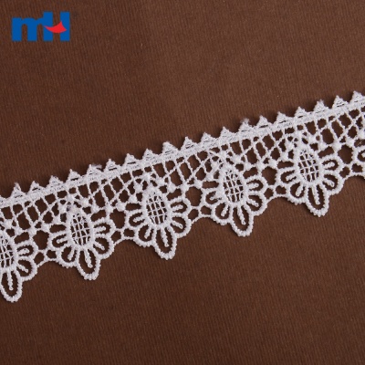 cotton poly lace chemical lace trim