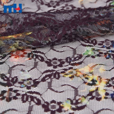 Multi-color Polyester Lace Fabric