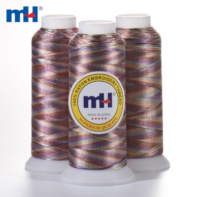 120D/2 70G Variegated Rayon Embroidery Thread