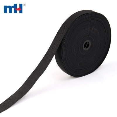 20mm Black Knit Elastic