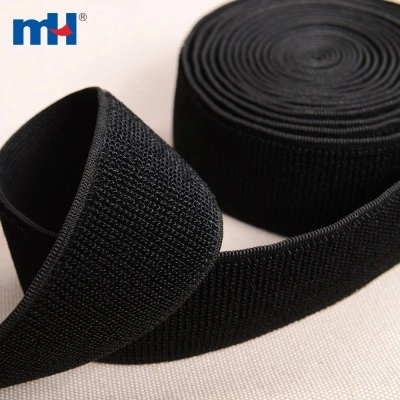 Black/White 2 Inch Elastic Loop Tape