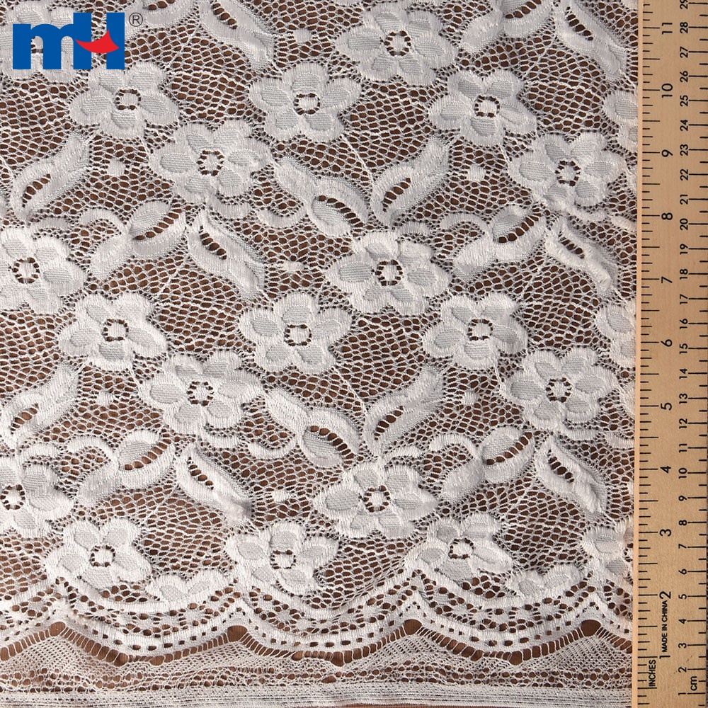 150cm Nylon Cotton Spandex Lace Fabric