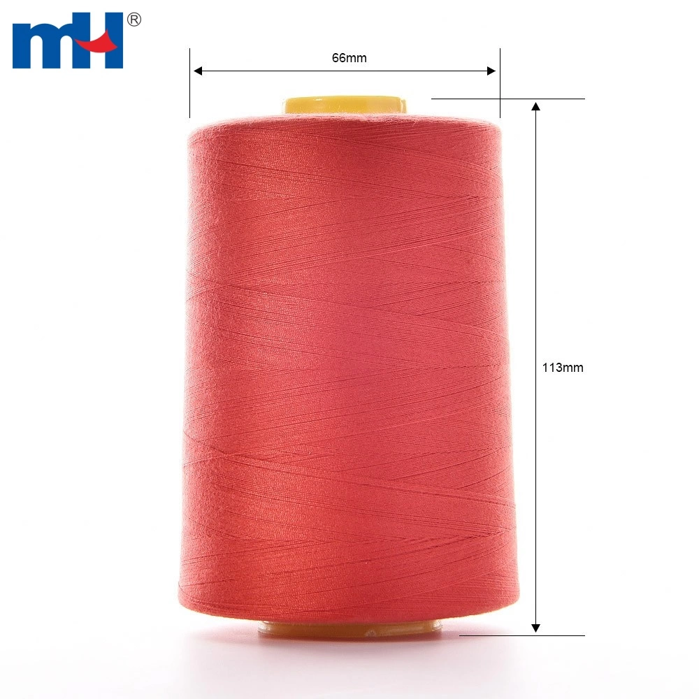 Spun Red Polyester Sewing Thread, For Textile Industry at Rs 265/kg in Surat