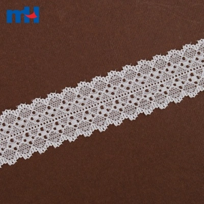 Embrodiery Elastic Nylon Tricot Lace