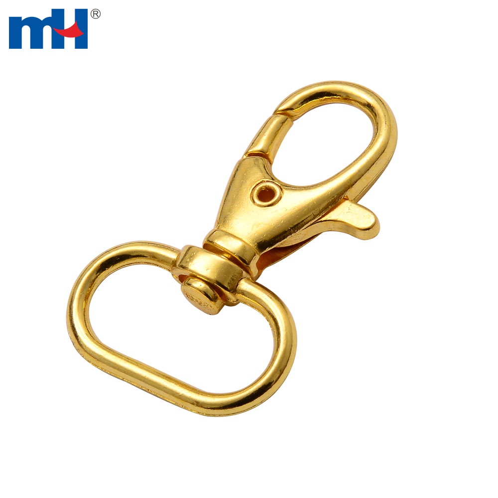 Gold Plated Trigger Swivel Clasps Lanyard Snap Hook