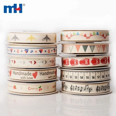 Printed Cotton Tape Ribbons