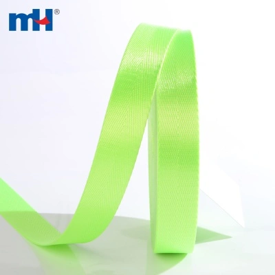 25mm Polyester Webbing - Green Yellow