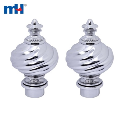 22mm Plastic Curtain Finial