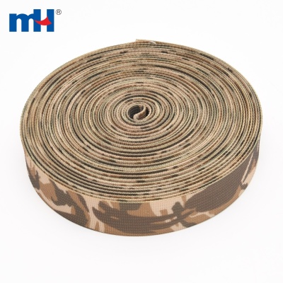 25mm Camouflage Polyester Webbing