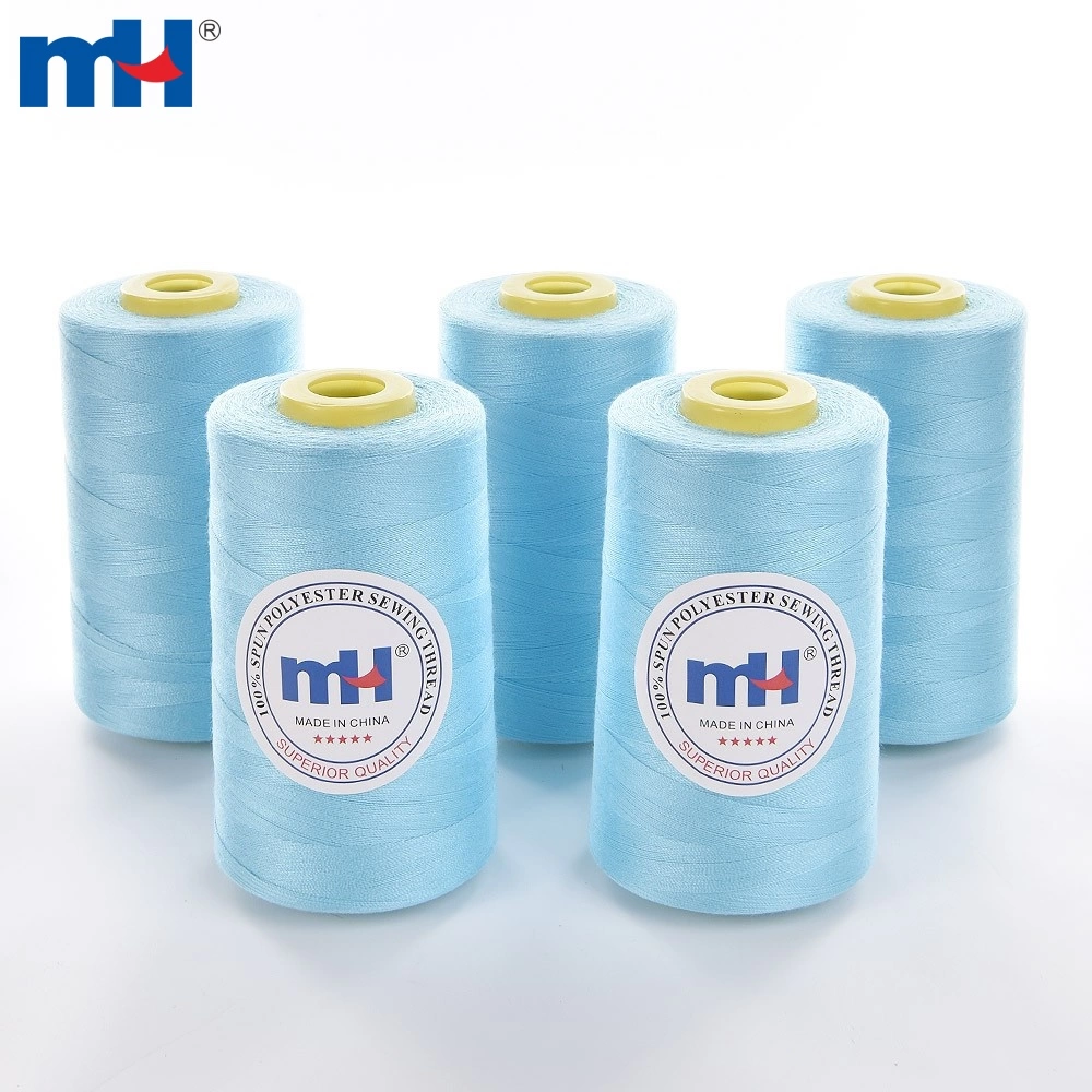 Hilos De Coser 20s/3 3000y Strong Polyester Sewing Thread for Jeans  Stitching - China Sewing Thread and Polyester Thread price