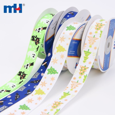 Halloween Printed Grosgrain Ribbons