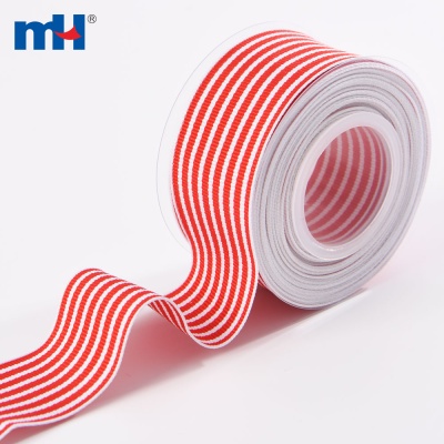 38mm Striped Grosgrain Ribbon