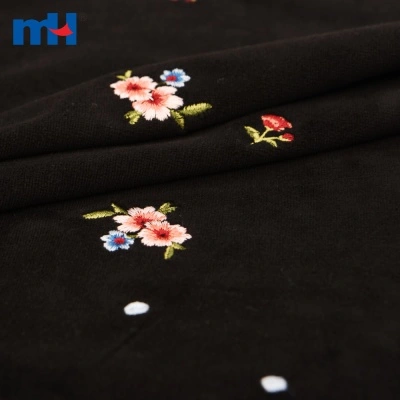 Embroidered Velvet Fabric