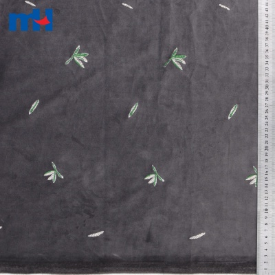 Embroidery Holland Velvet Fabric