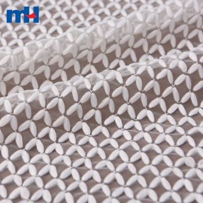 3D Embroidered Mesh Fabric