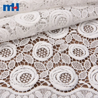 Rose Guipure Lace Fabric