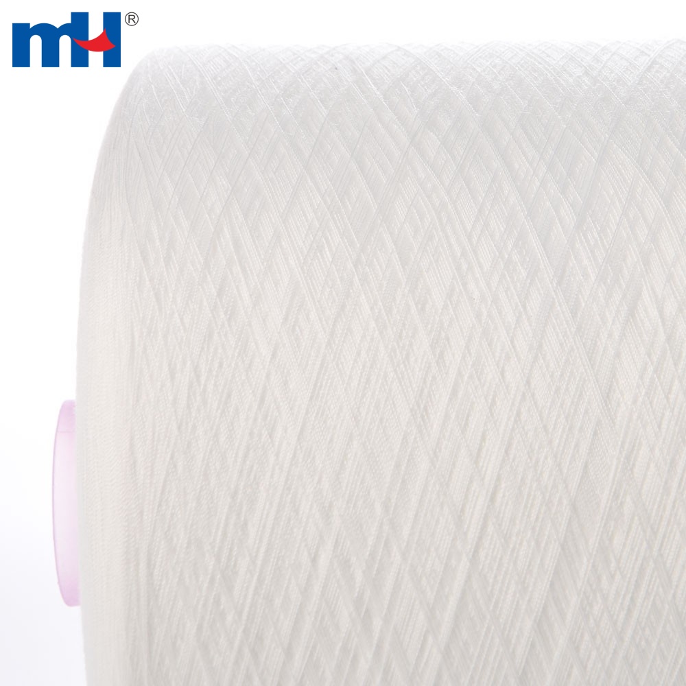 42S 2 Pure White Virgin 100% Polyester Spun Sewing Thread Yarn Dyeing Tube