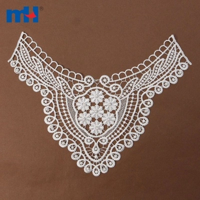 Chemical Lace Collar Applique