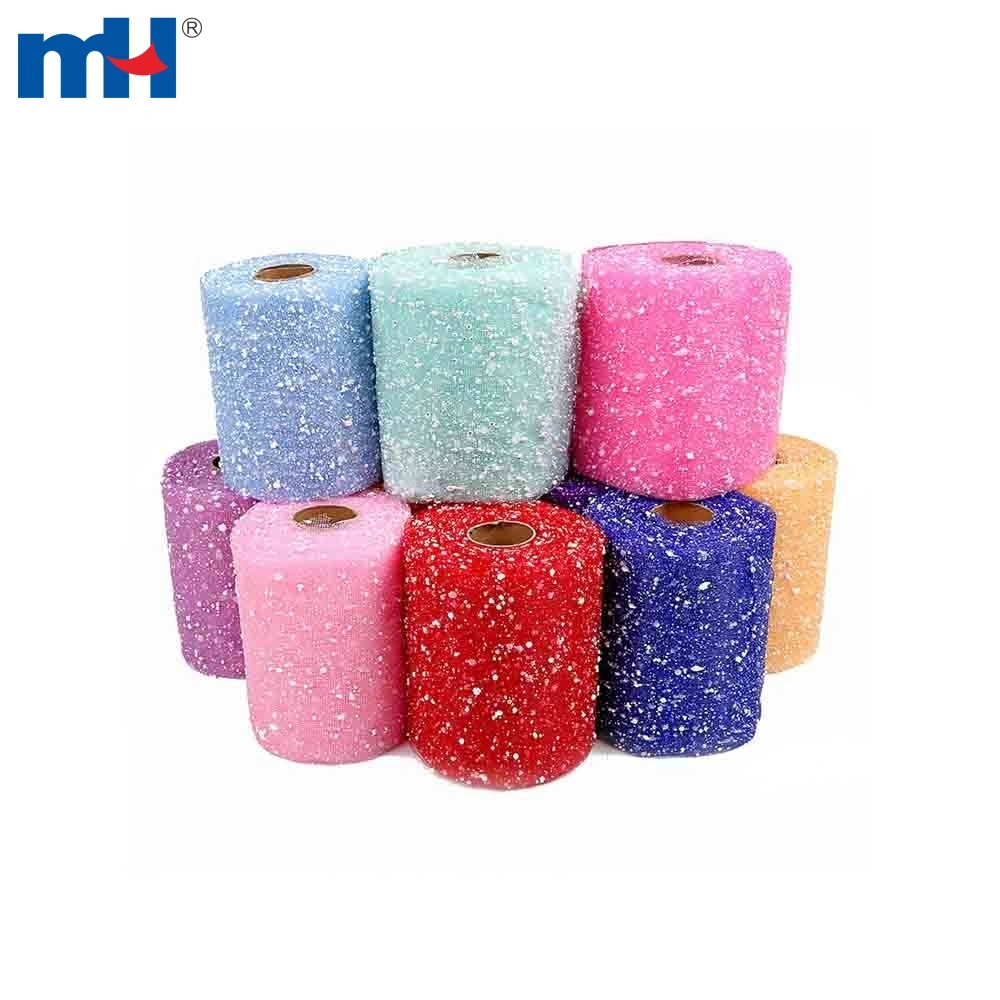 15cm-snow-dot-gauze-mesh-florist-flower-bouquet-wrapping-materials