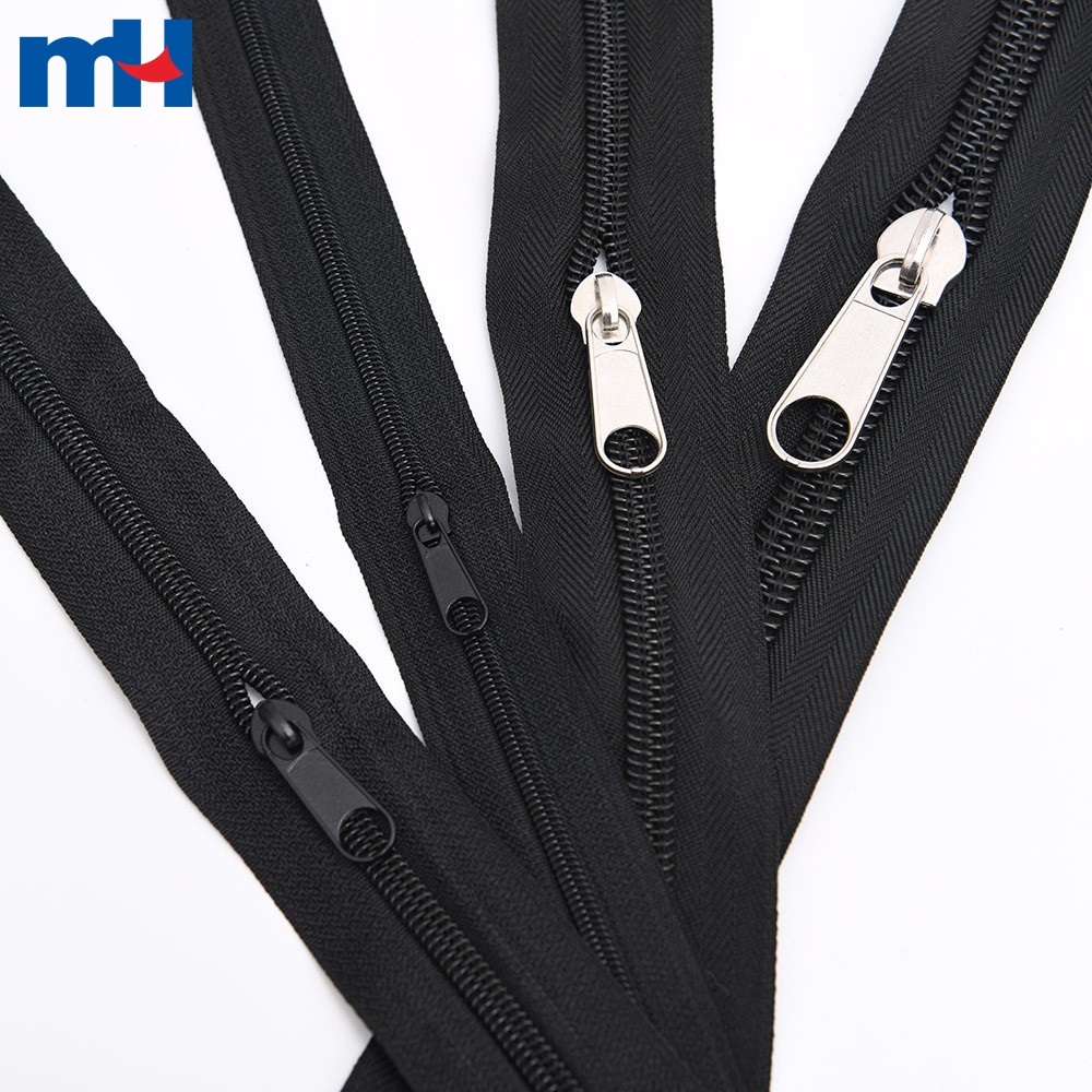 #3 #4 #5 #8 #10 Nylon Coil Zippers By The Yard