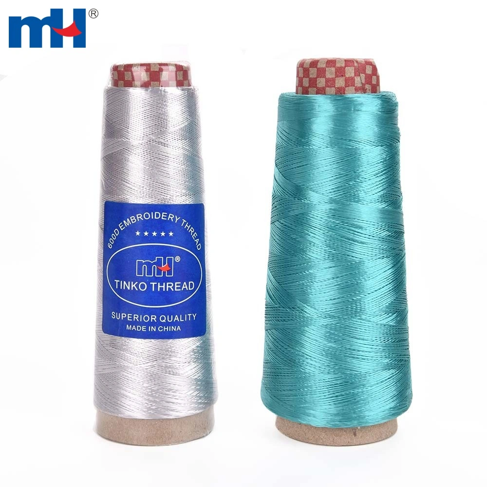 600D/1 Rayon Filament Embroidery Thread (Tinko)