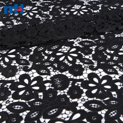 Black Laser Cut Fabric