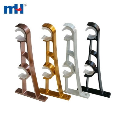 28mm Double Curtain Rod Brackets