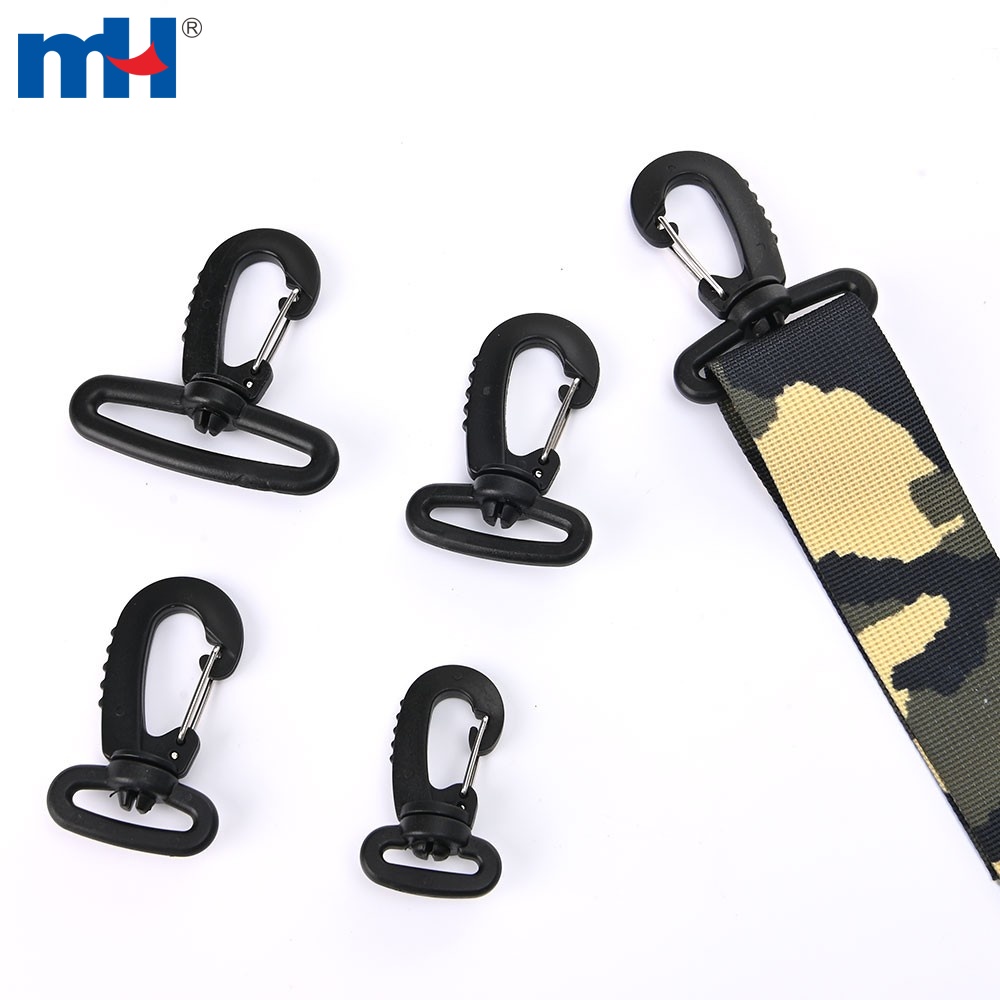 30 Adjustable Nylon Tether Strap with Plastic Swivel Snap Hooks