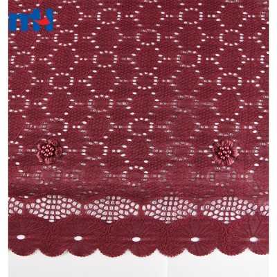 Polyester Knit Lace Fabric